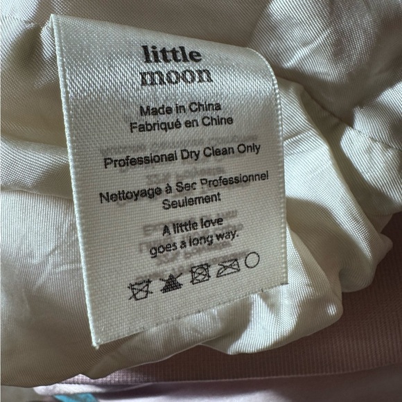 Aritzia Little Moon Pink Satin Bomber Jacket  Size Large - Picture 11 of 12